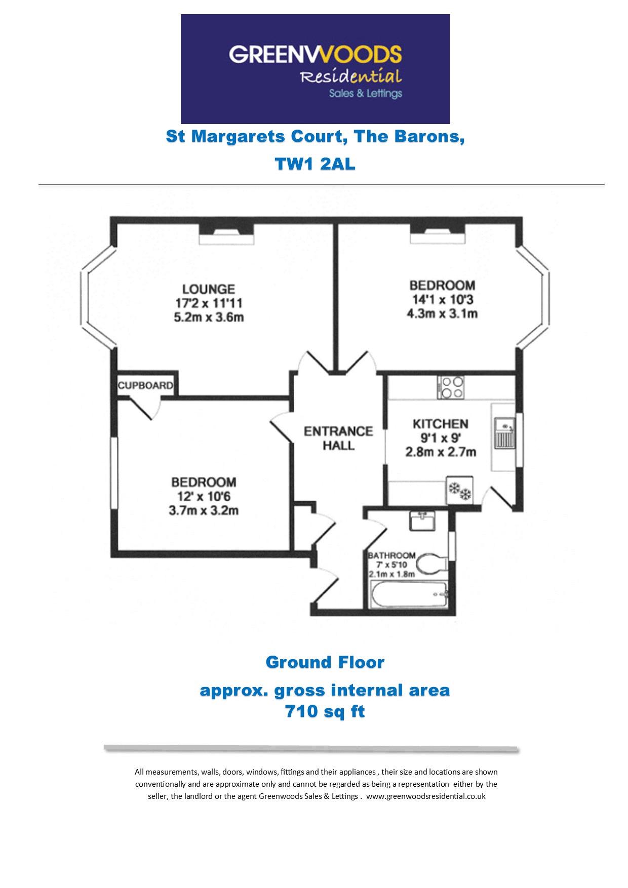 2d Floor Plan St Margarets Court